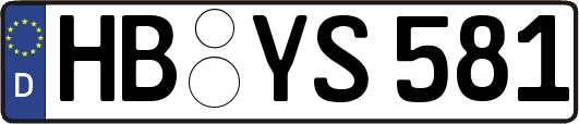 HB-YS581