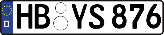 HB-YS876