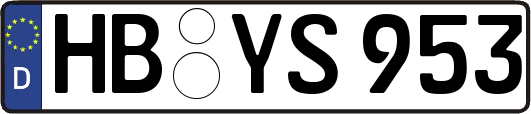 HB-YS953