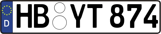 HB-YT874