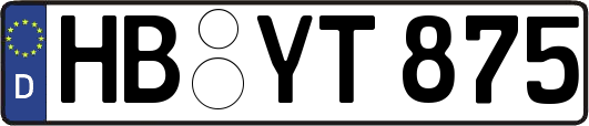 HB-YT875