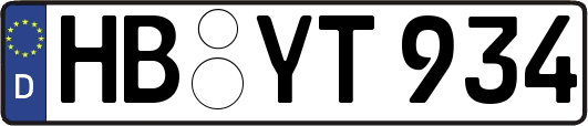 HB-YT934