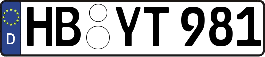 HB-YT981