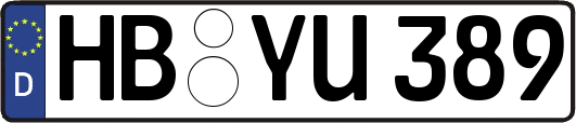 HB-YU389
