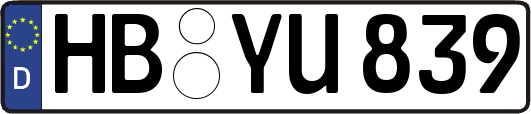 HB-YU839