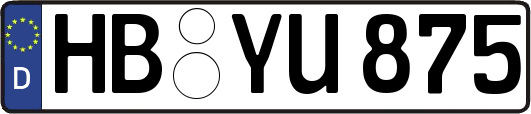 HB-YU875