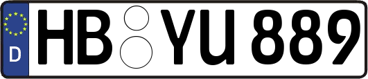 HB-YU889