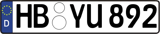 HB-YU892