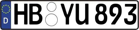 HB-YU893