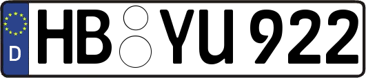 HB-YU922