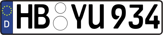 HB-YU934