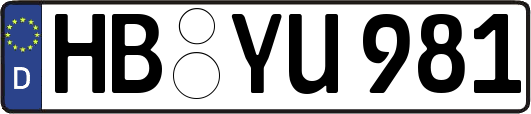 HB-YU981