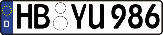 HB-YU986