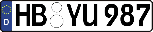 HB-YU987