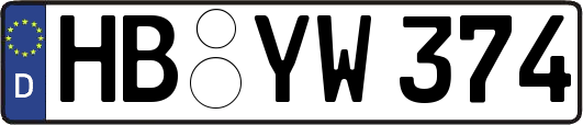 HB-YW374