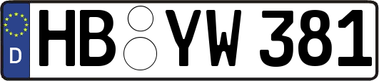 HB-YW381