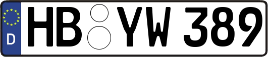 HB-YW389