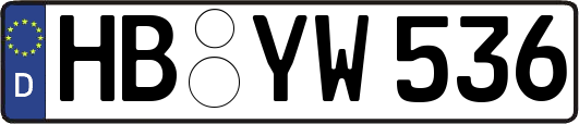 HB-YW536