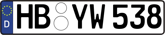 HB-YW538
