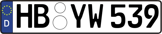 HB-YW539