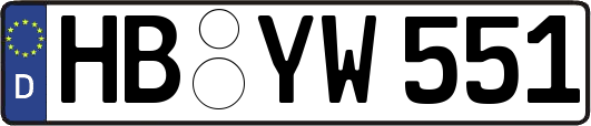 HB-YW551
