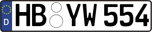 HB-YW554
