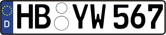 HB-YW567