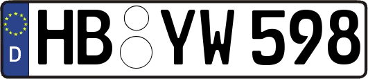 HB-YW598