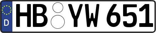 HB-YW651