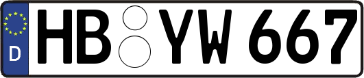HB-YW667
