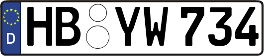 HB-YW734