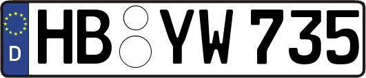 HB-YW735