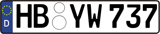 HB-YW737