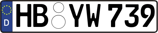 HB-YW739