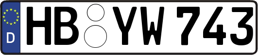 HB-YW743