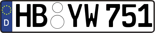 HB-YW751