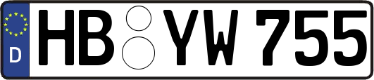 HB-YW755