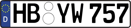 HB-YW757