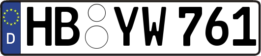 HB-YW761