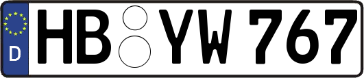 HB-YW767