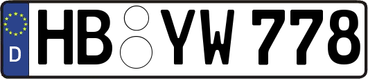 HB-YW778