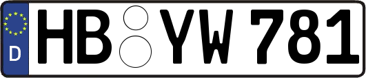 HB-YW781