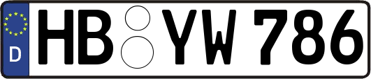HB-YW786