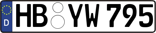 HB-YW795