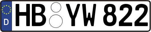 HB-YW822