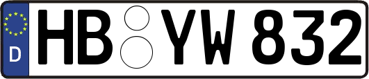 HB-YW832