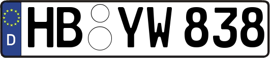 HB-YW838