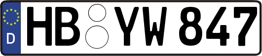 HB-YW847