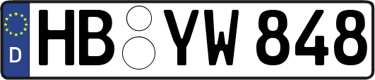 HB-YW848