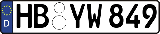HB-YW849